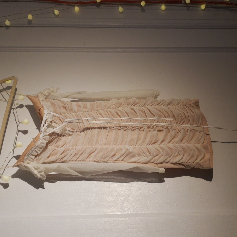 SOLD: Fashion Nova White Scrunch Dress